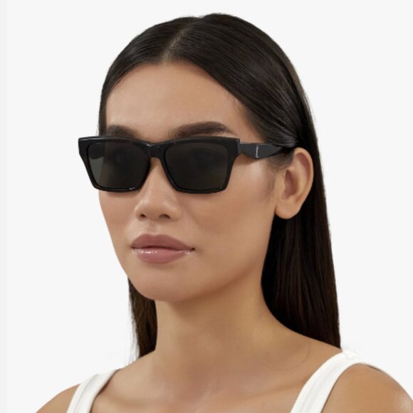 NEW SL M104 001 SAINT LAURENT BLACK SLM104 001 WOMEN SUNGLASSES SAINT LAURENT - Picture 6 of 13